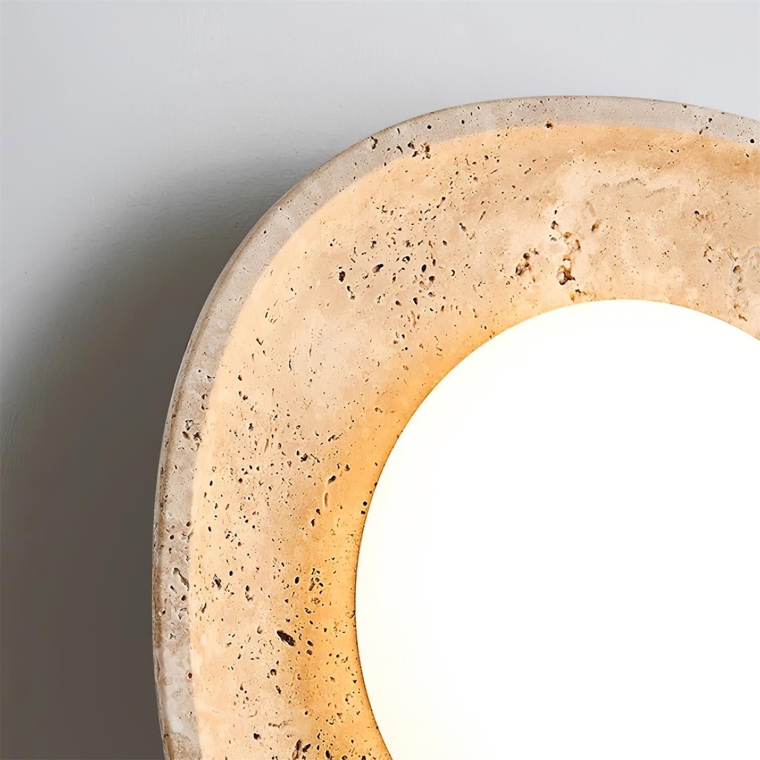 Japanese Style Wabi-Sabi Stone Wall Lamp K376