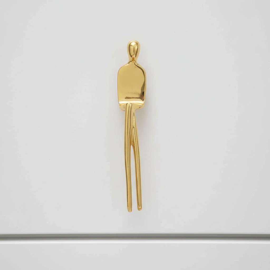 Verlitho Retro Cabinet Handle - Nordic Furniture Pull For Wardrobes and Drawers K2365