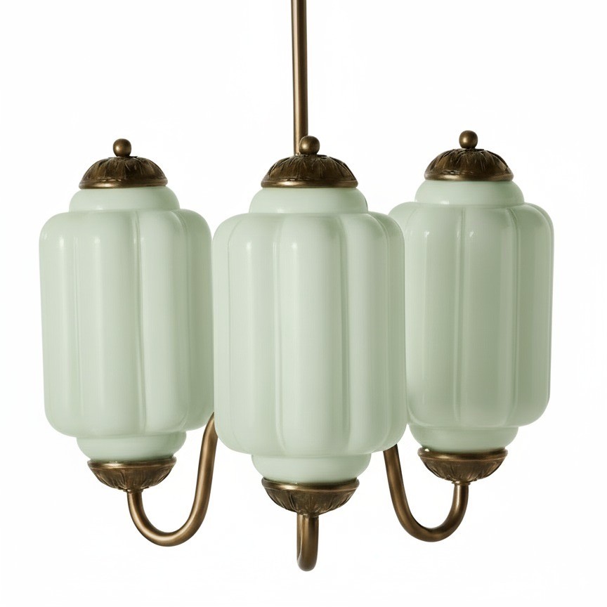 3 Lights Eloise Glass Chandelier for Living Room K947