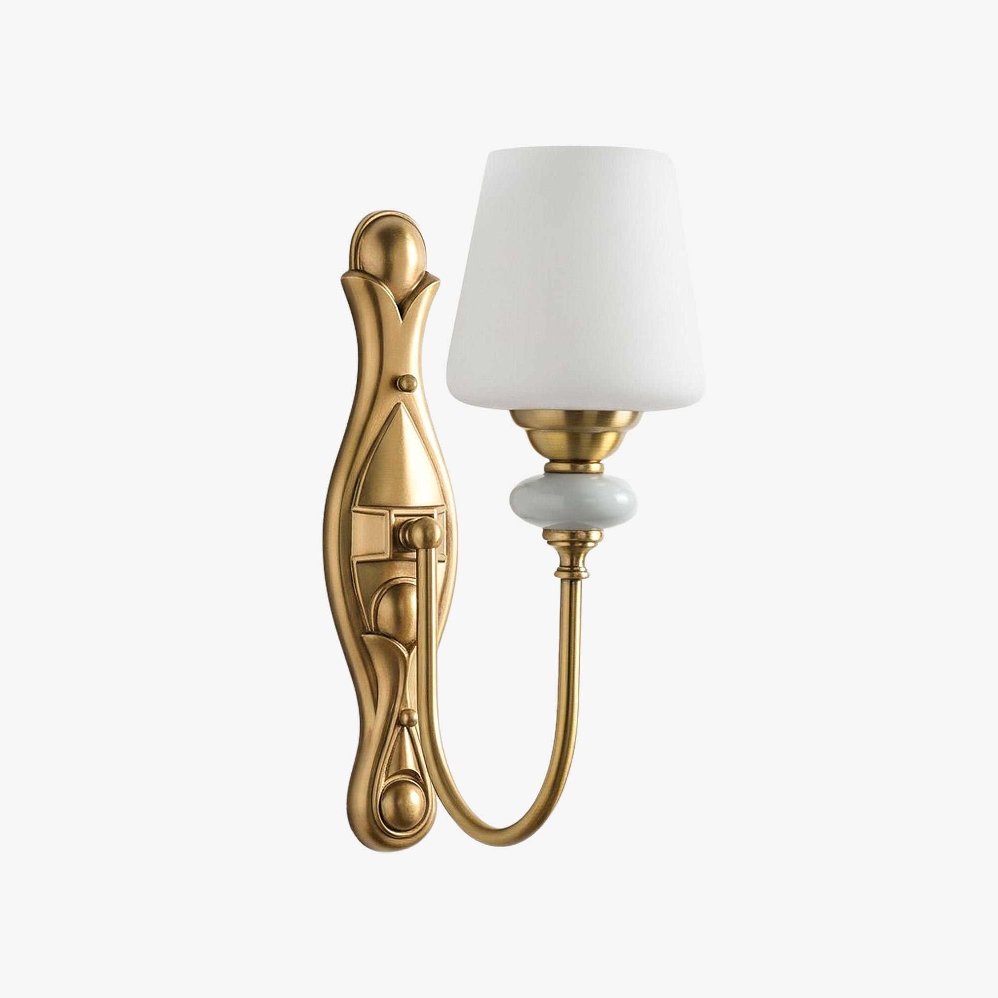 Rowanea Retro Fabric Wall Lamp - Elegant Fixture for Bedroom and Hallway K2214