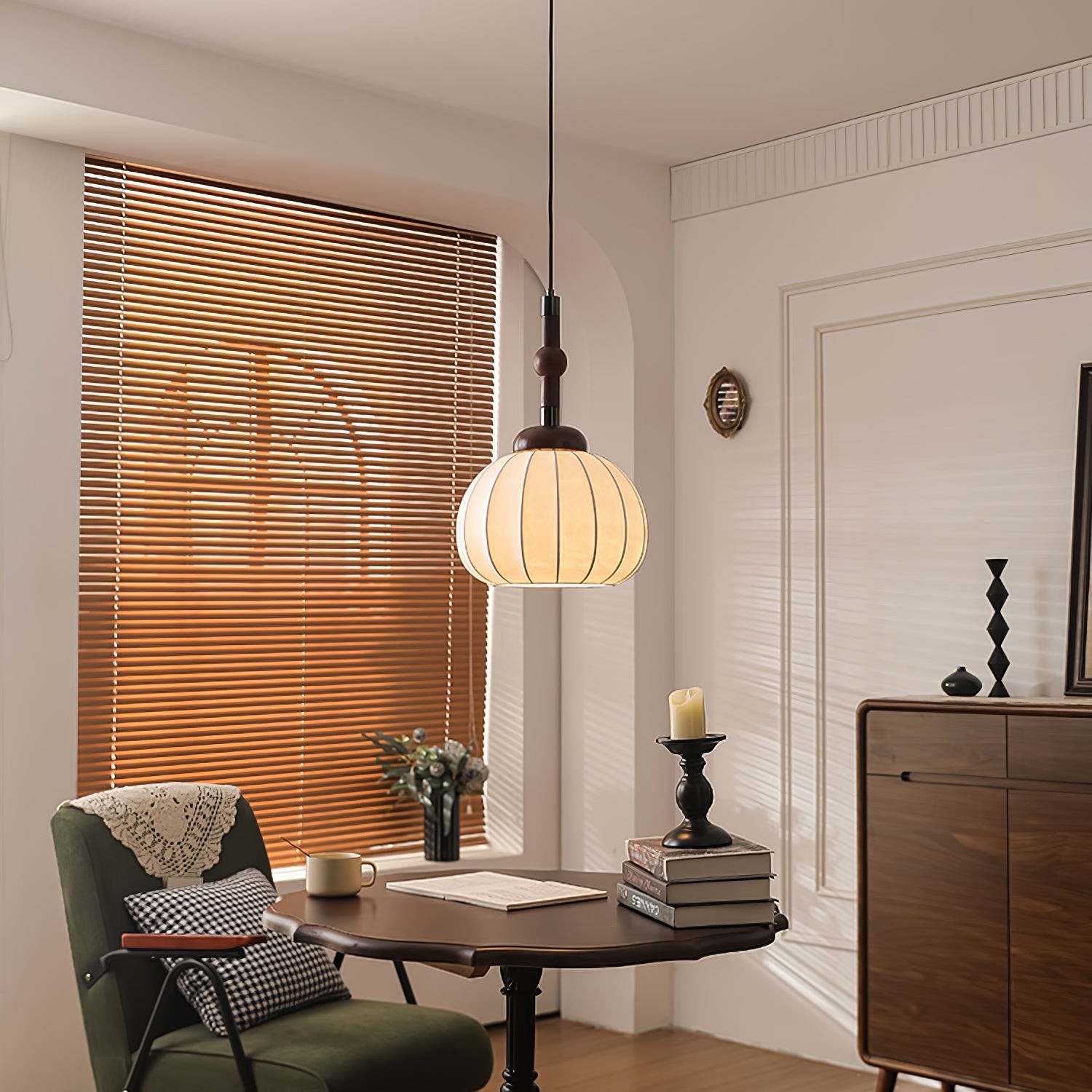 Silk Globe Pendant Lamp K664