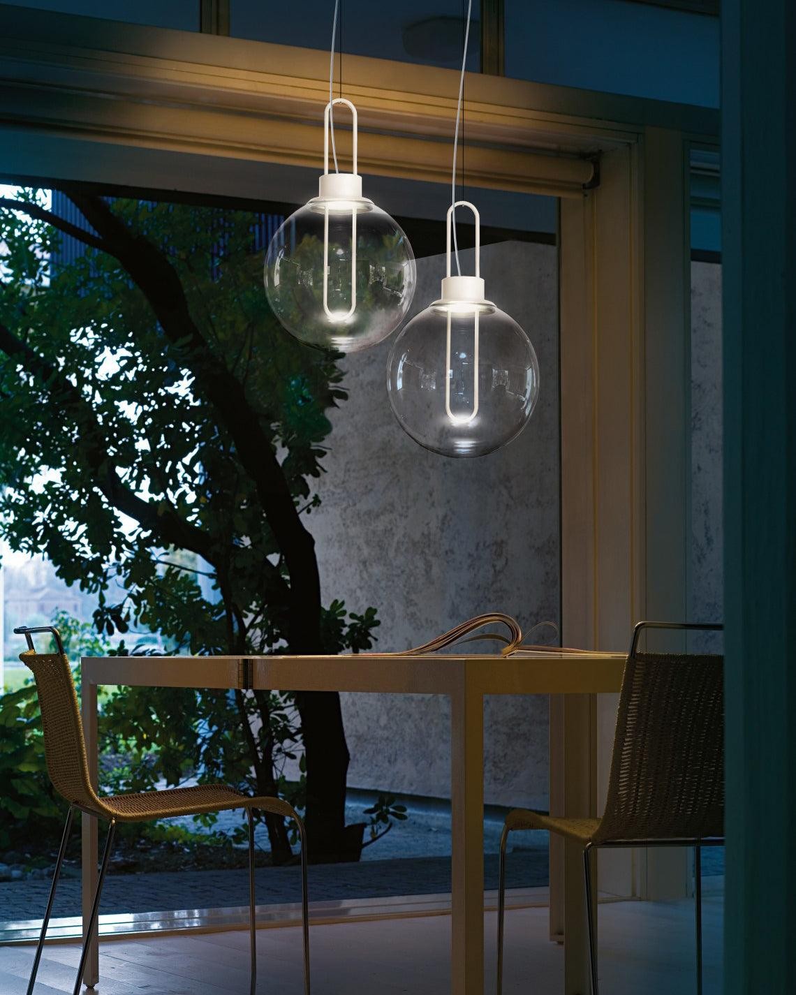 Clear Glass Orb Style Pendant Lamp K560