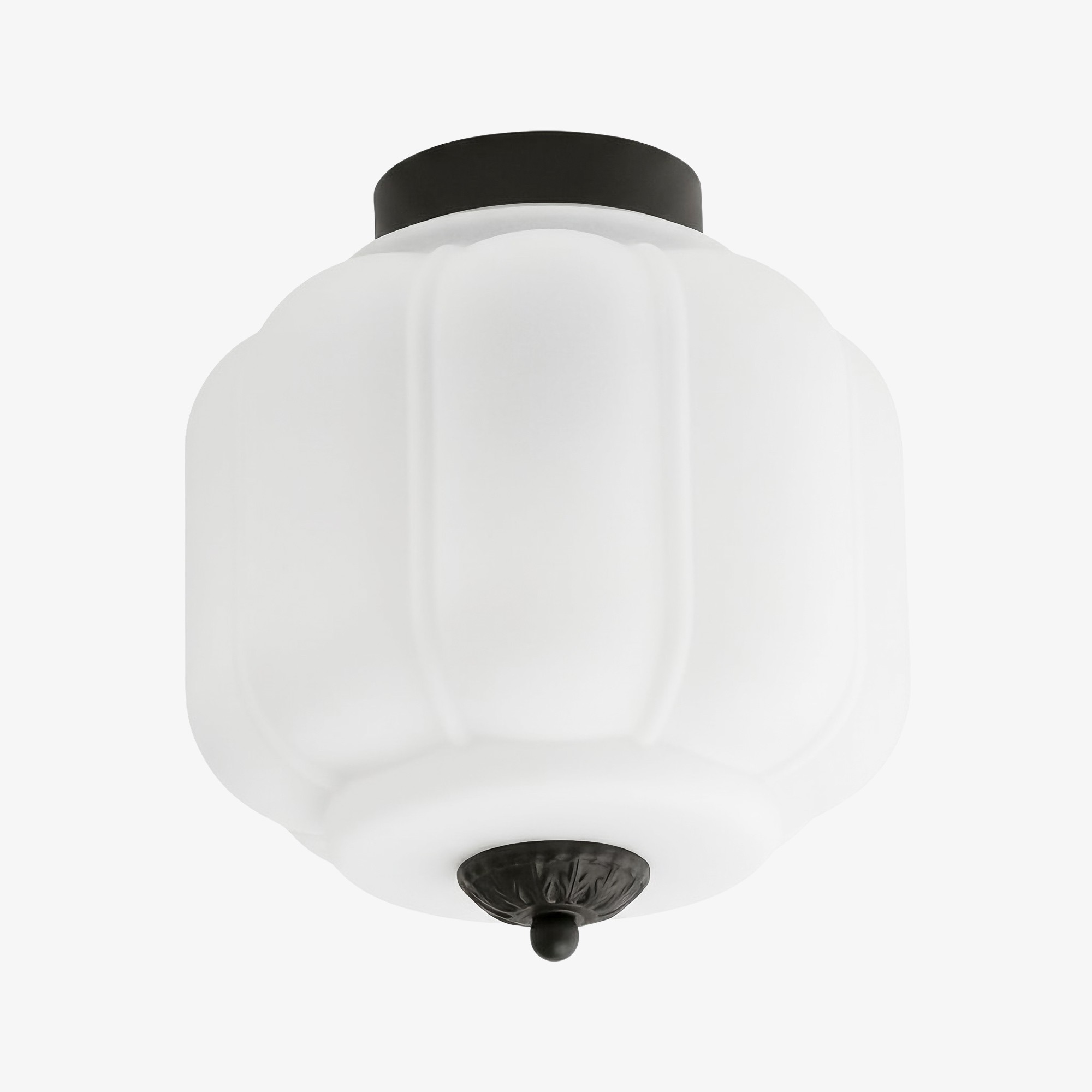Eloise Vintage Lantern Style Ceiling Light – Elegant Glass Shade Fixture for Hallway K1137