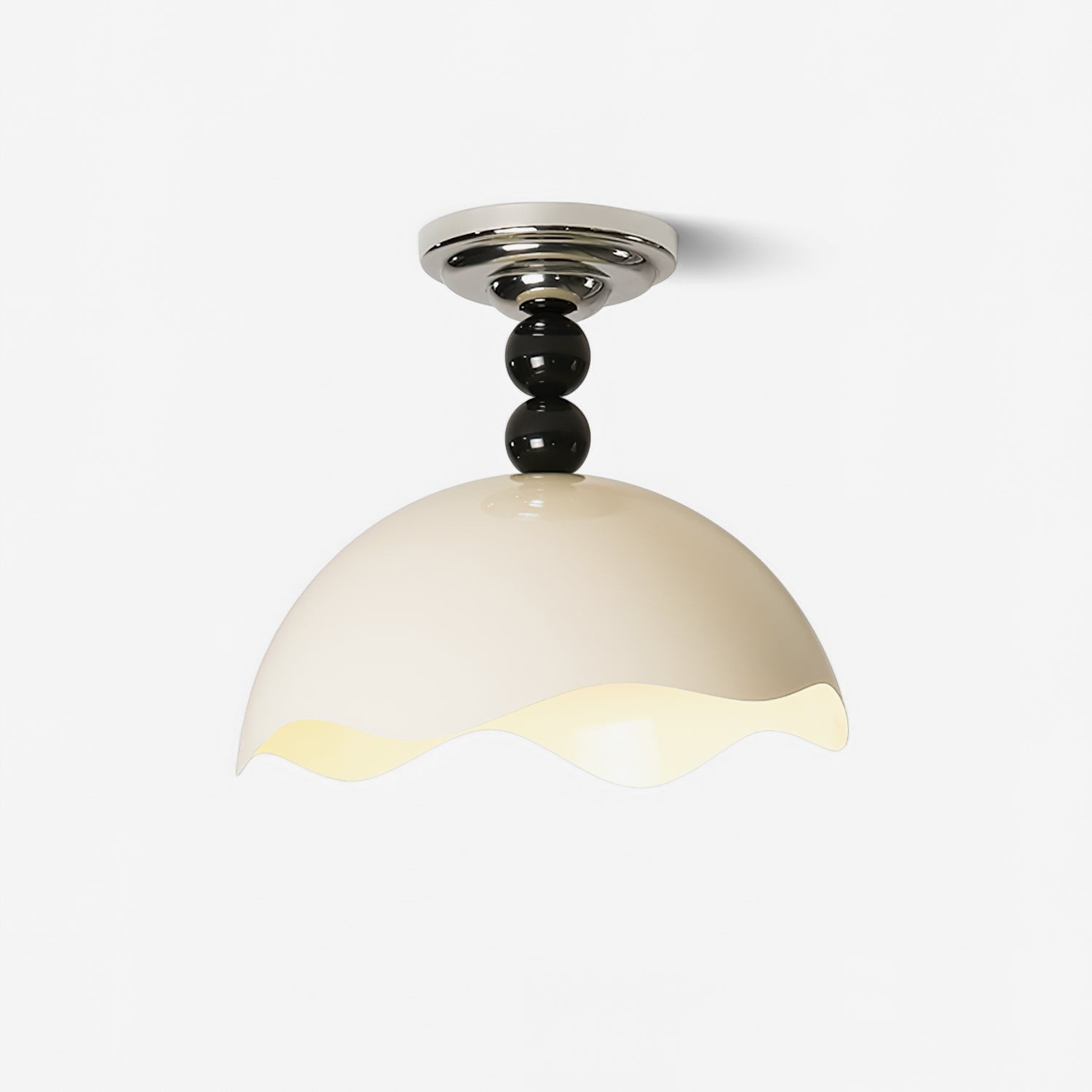 Modern Wave Crest Metal Ceiling Lamp K770