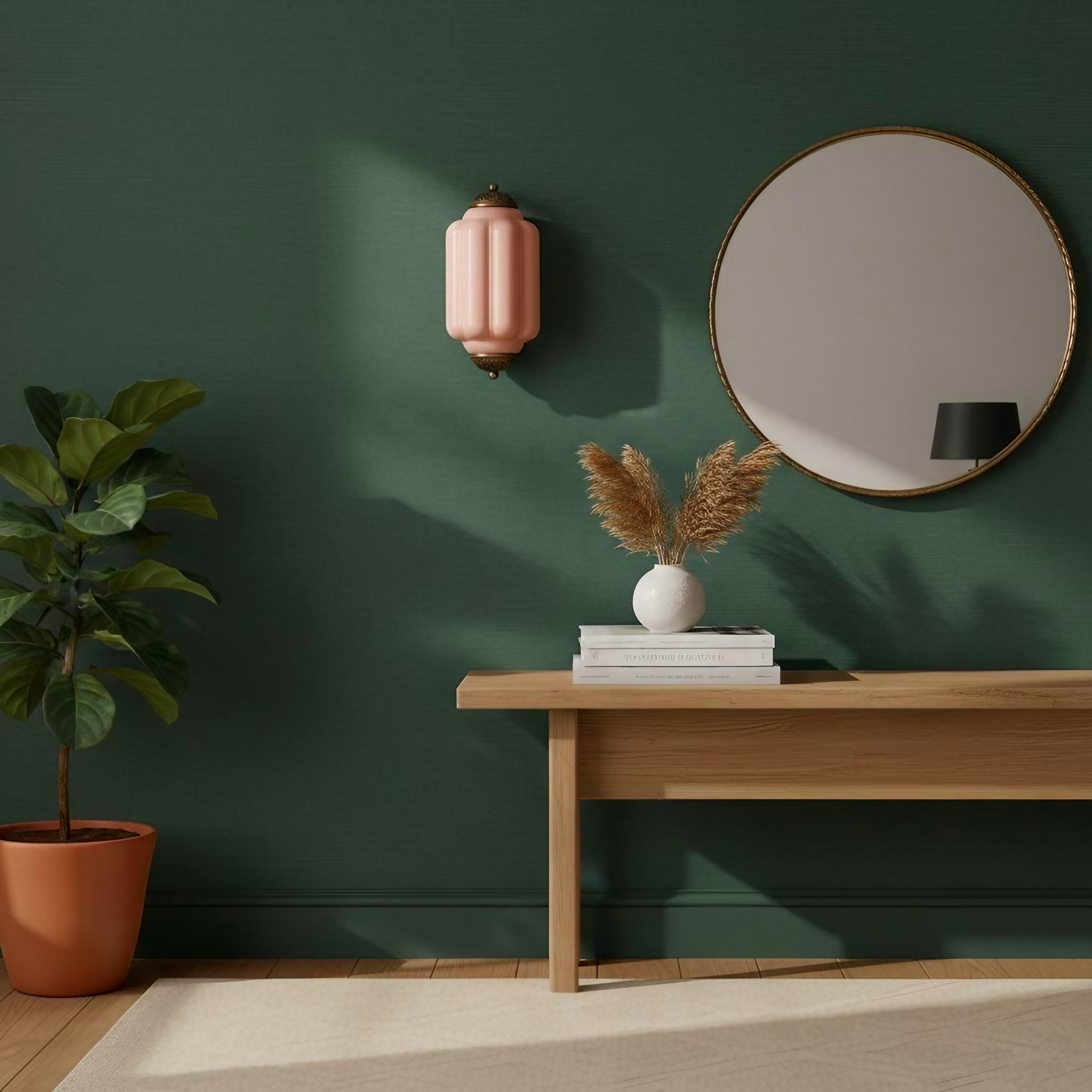 Eloise Long Pumpkin Retro Glass Recessed Wall Lamp K865