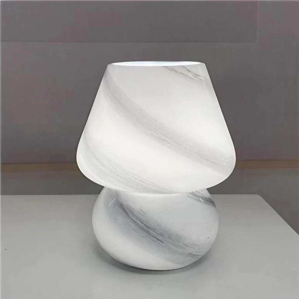 Decorative Handmade Glass Mushroom Table Lamp K53