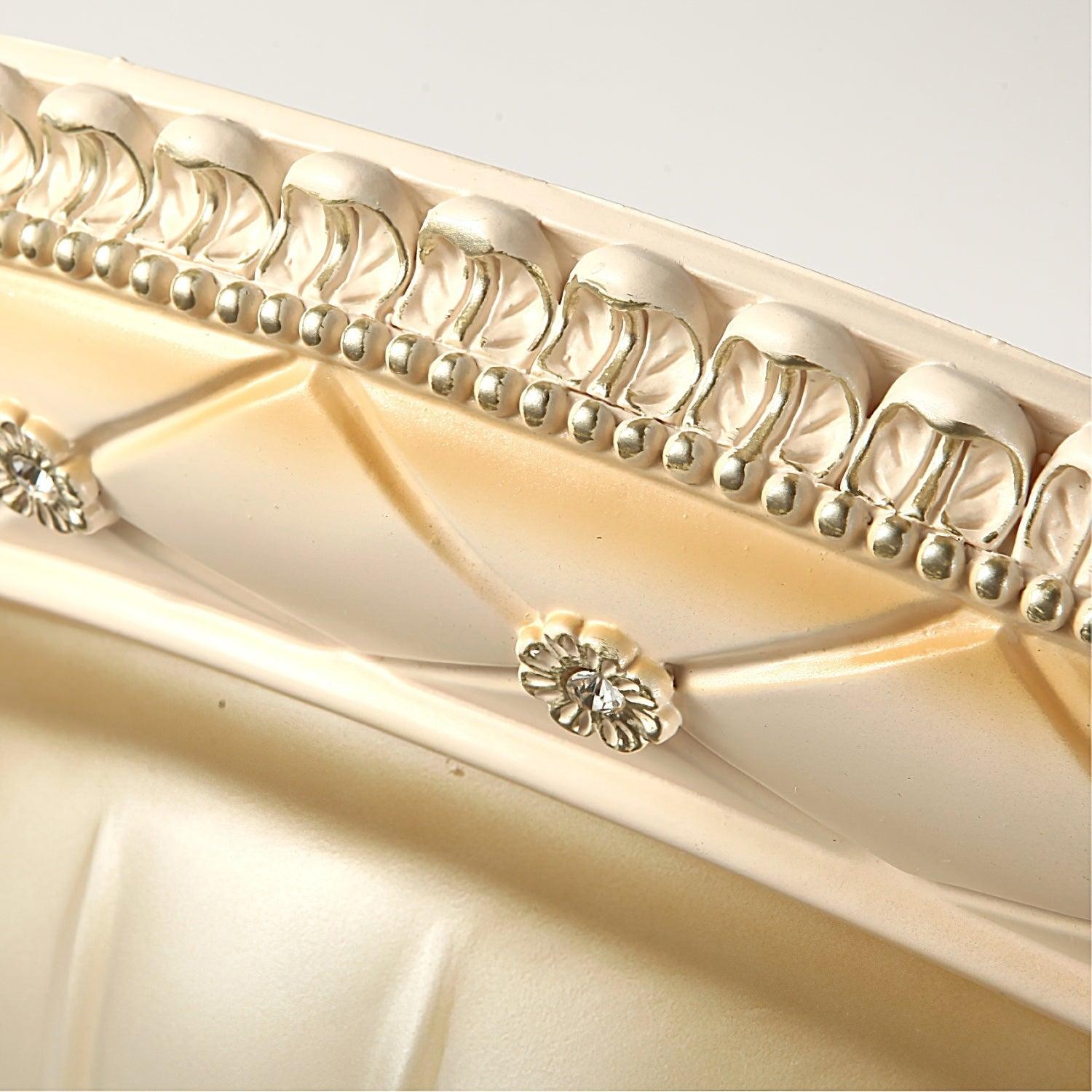 European Vintage Style Resin Ceiling Light for Bedroom K371