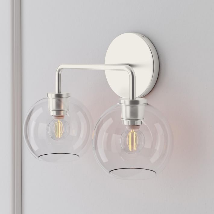 Selvion Artistic Globe Sconce Light - Handcrafted Glass Sculptural Wall Fixture K1158