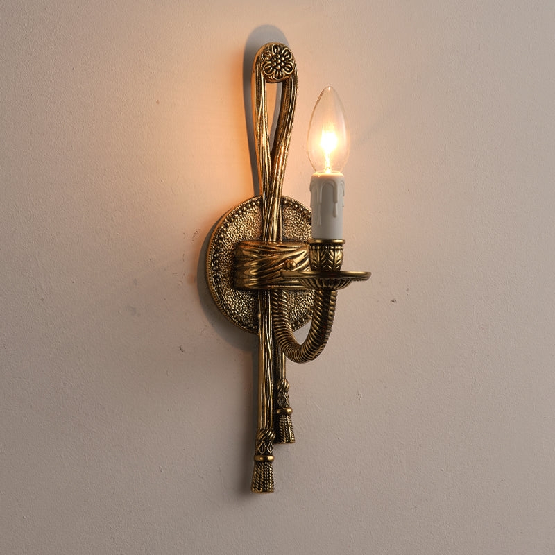 Cast Brass Sconce D584