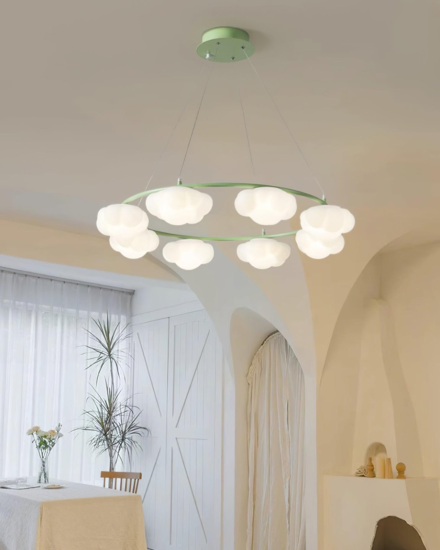Cream Style Creative Personality Clouds Chandelier K696