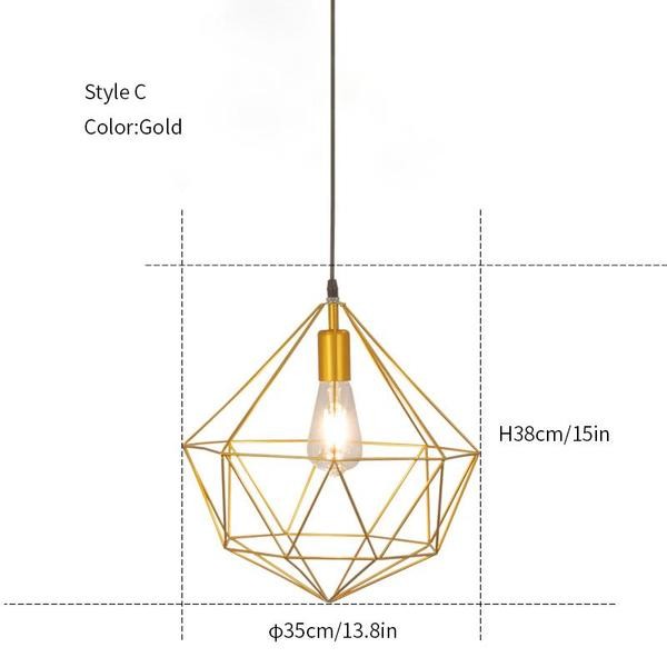 Diamond Hanging Light