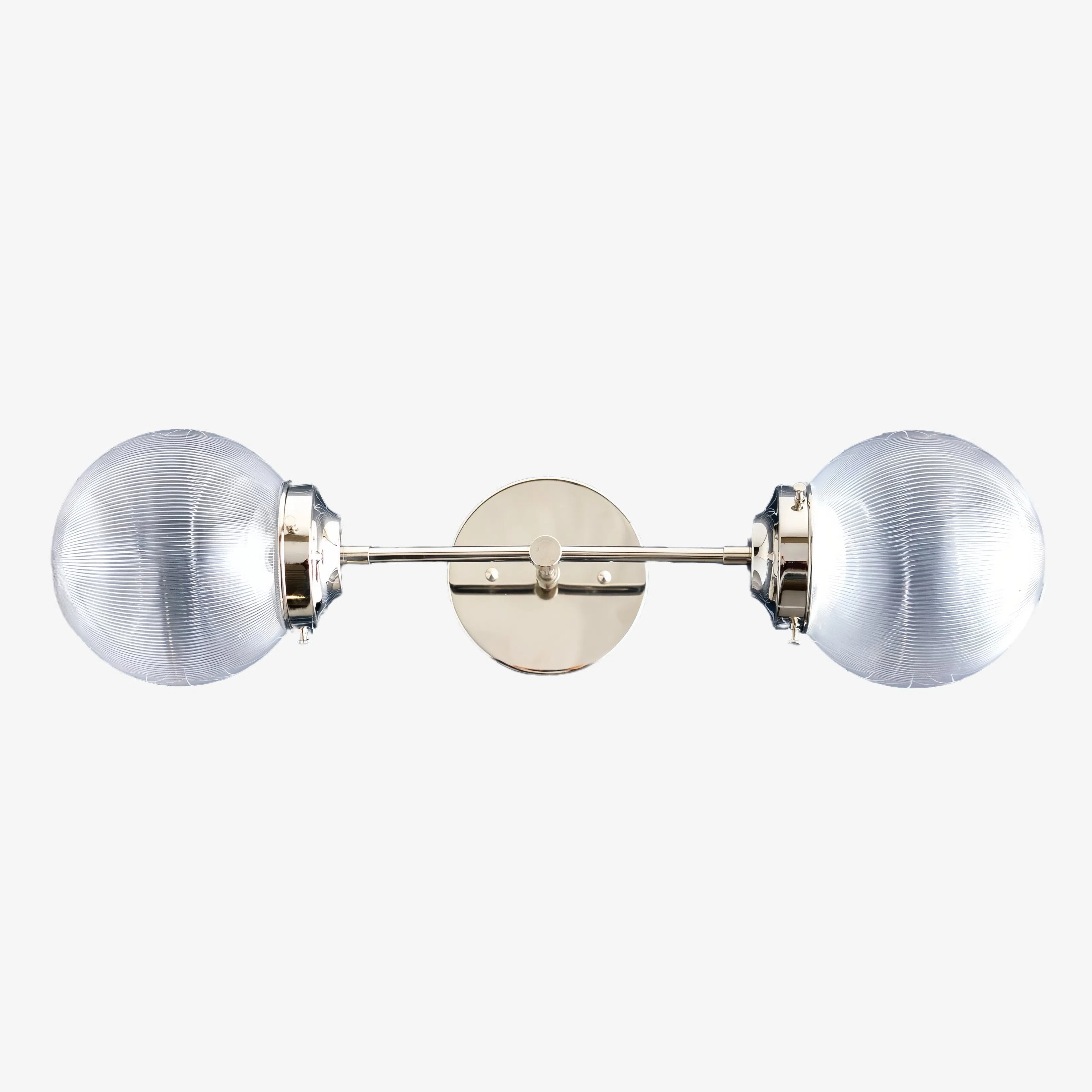 Lumio Globe Versatile Vanity Sconce - Dimmable Light for Bathroom and Hallway Use K1549