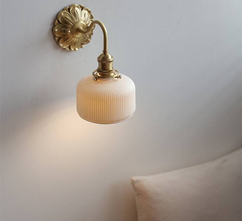 Brass Ceramic Wall Light K1557