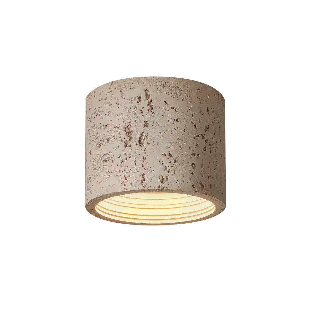Modern Wabi-Sabi Cylindrical Ceiling Lamp K297