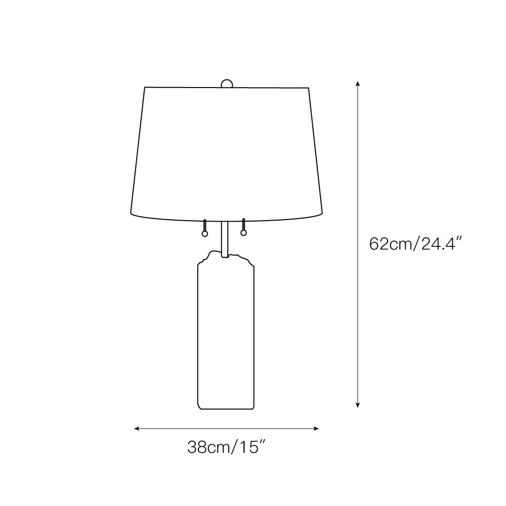 Raw Alabaster Table Lamp D502