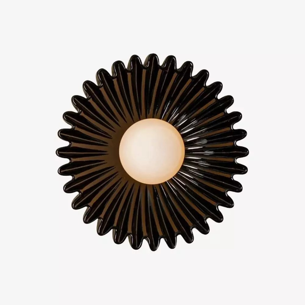 Flower Shaped Ceramic Wall Lamp - Soft Lighting for Bedroom and Hallway K259