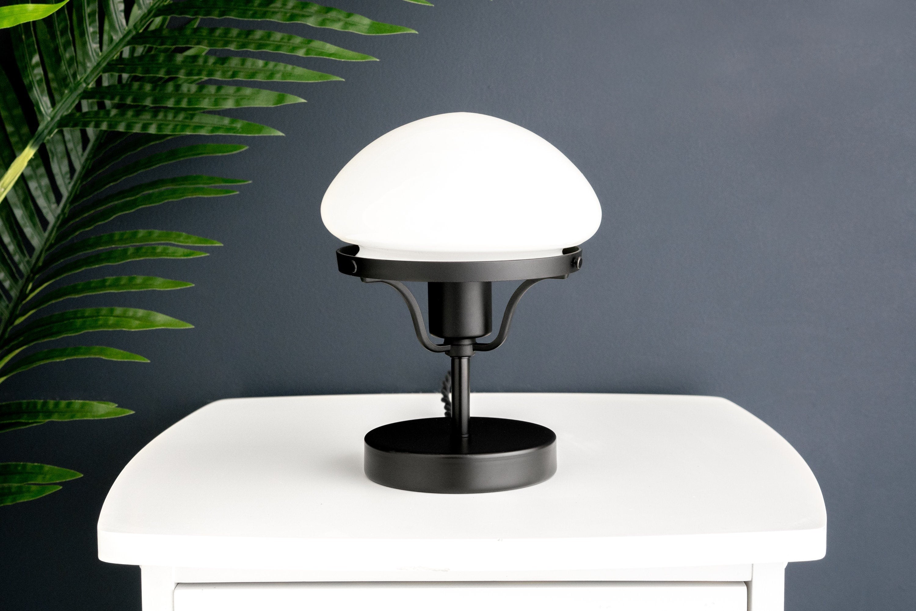 Ornato Luxe Modern Brass or Black Table Lamp K1486