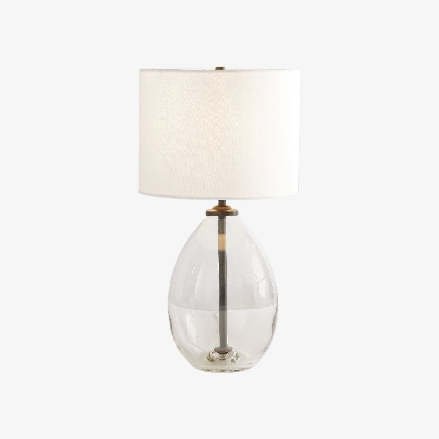 Sustaina Contemporary Recycled Glass Table Lamp - Stylish Sustainable Lighting for Reading Corner K2202