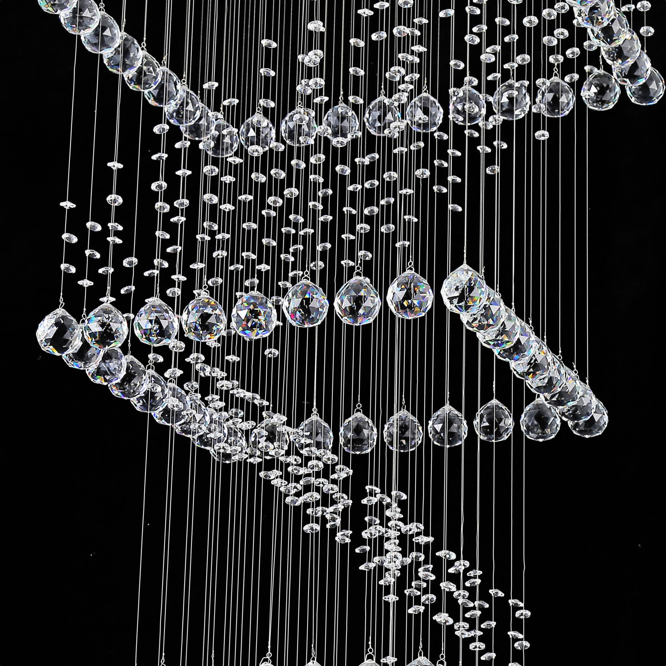 Kiki Luxury Rotary Crystal Chandeliers