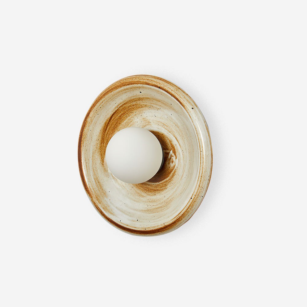 Round Ceramic Track Wall Lamp K589
