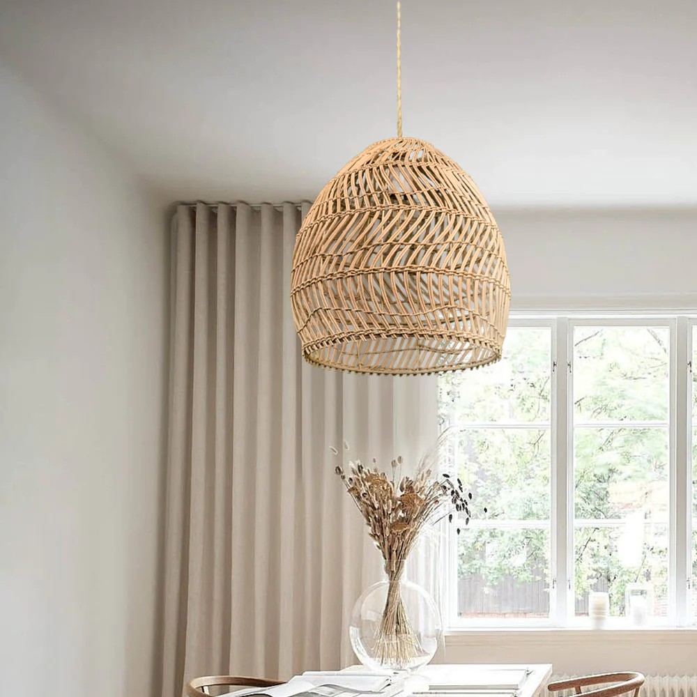 Wicker Rattan Handmade Pendant Lamp