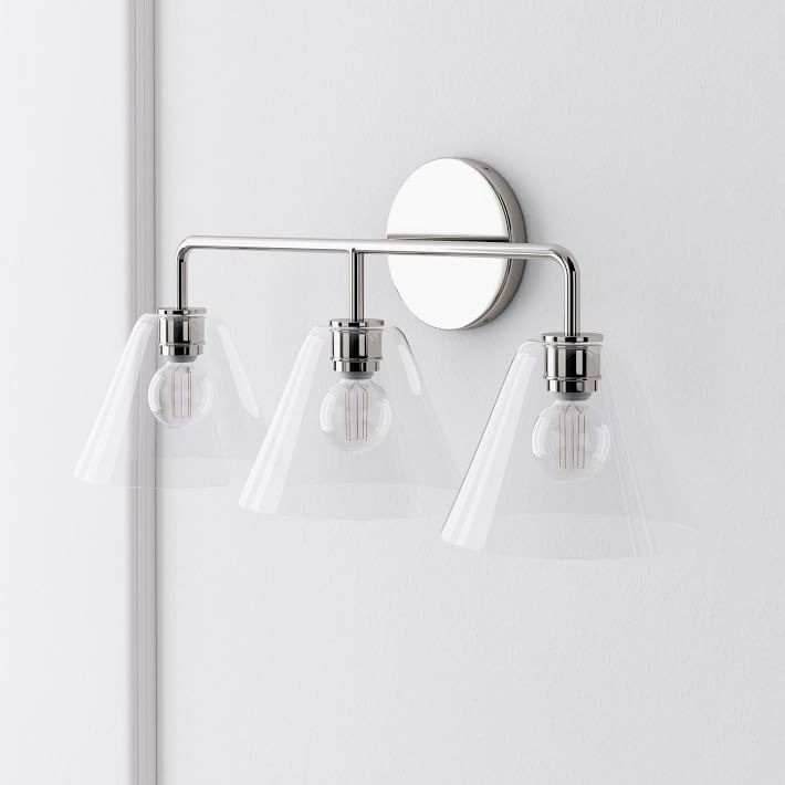 Conica Cone Wall Sconce - 1, 2, 3-Light Modern Glass Lighting K1398