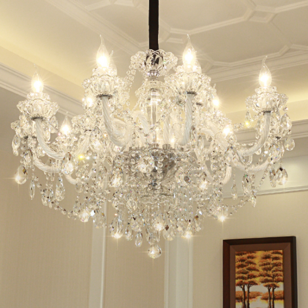 Candlestick Crystal Chandelier