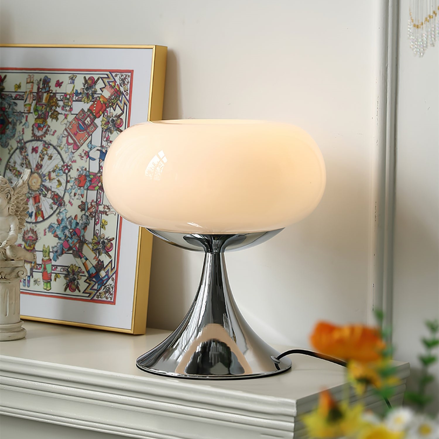 Lollora Playful Rounded LED Table Lamp Minimalist for Desk Shelf K149