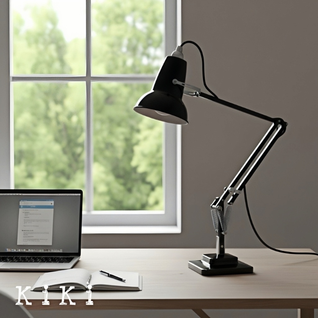 Modryx Articulated Desk Lamp - Industrial Aesthetic for Workstation and Bedroom K2132