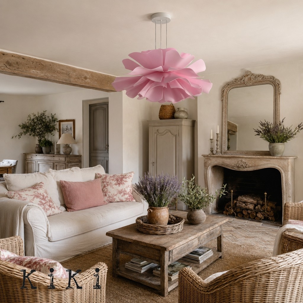 Elegant Flower Pendant Lamp - Modern Lighting for Dining Room and Living Area