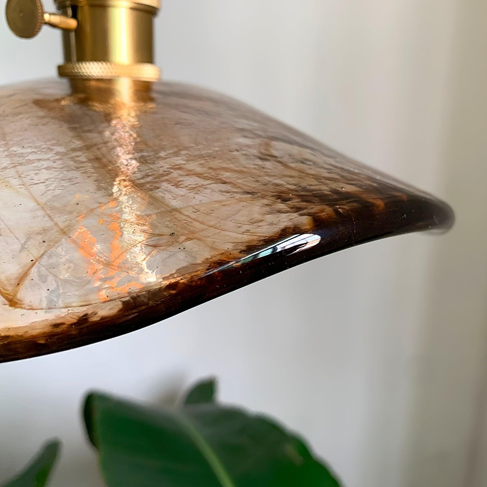 Flower Petal Glass Pendant Light K387