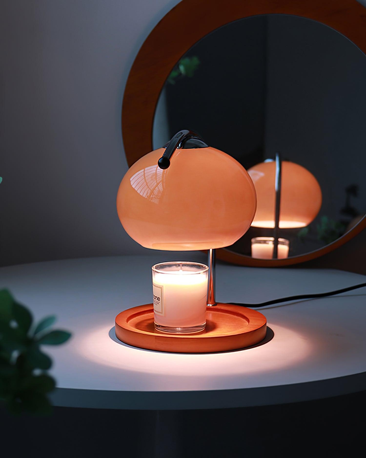 Modern Bauhaus Glass Candle Warmer Table Lamp K497