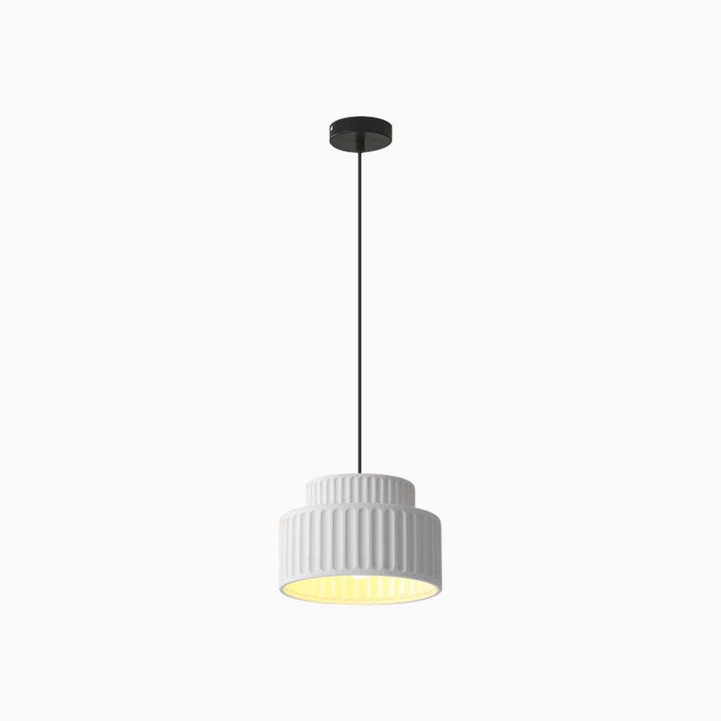 Nordic Cream Style Resin Bowl Pendant Light K177