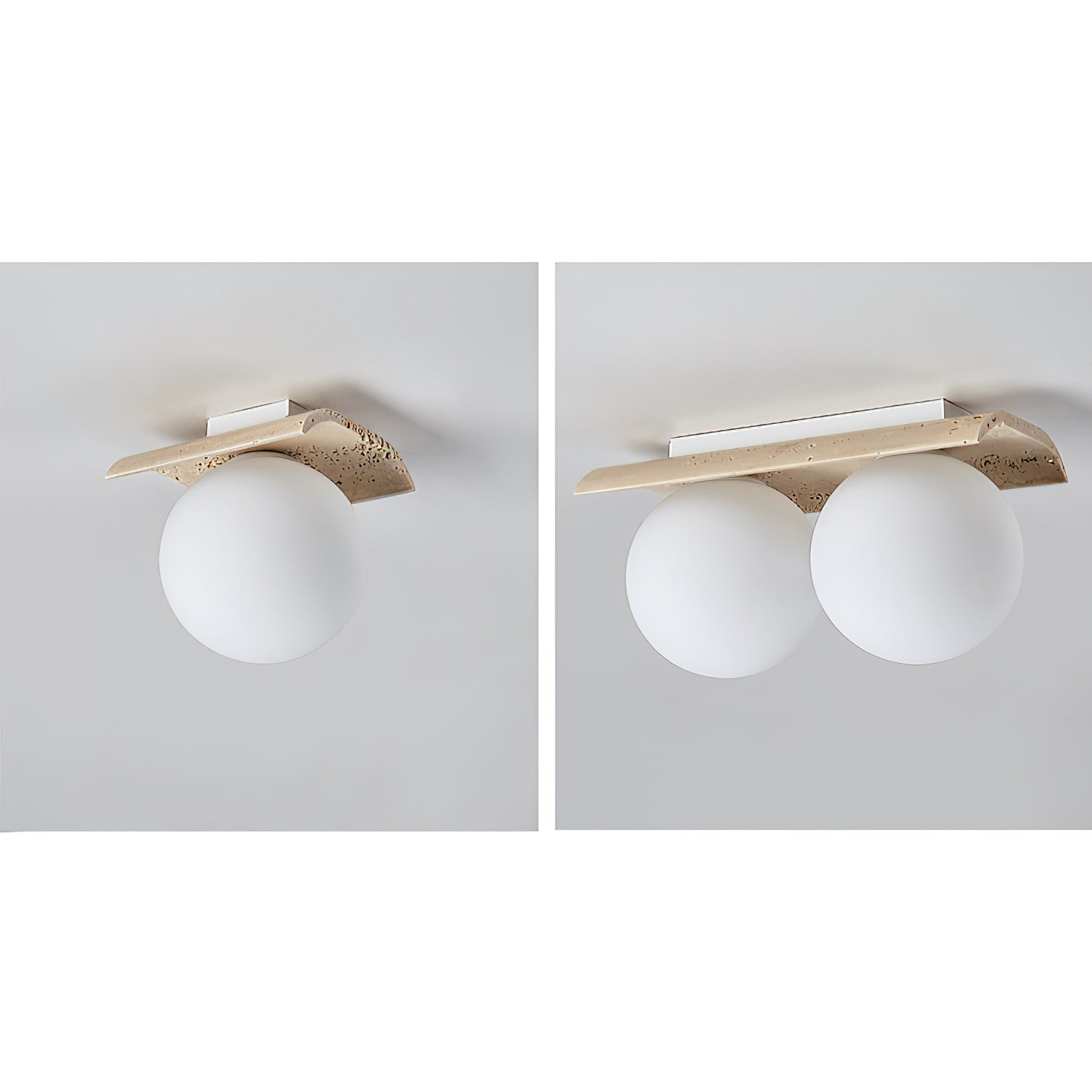 Bianca Globe Ceiling Lamp D689