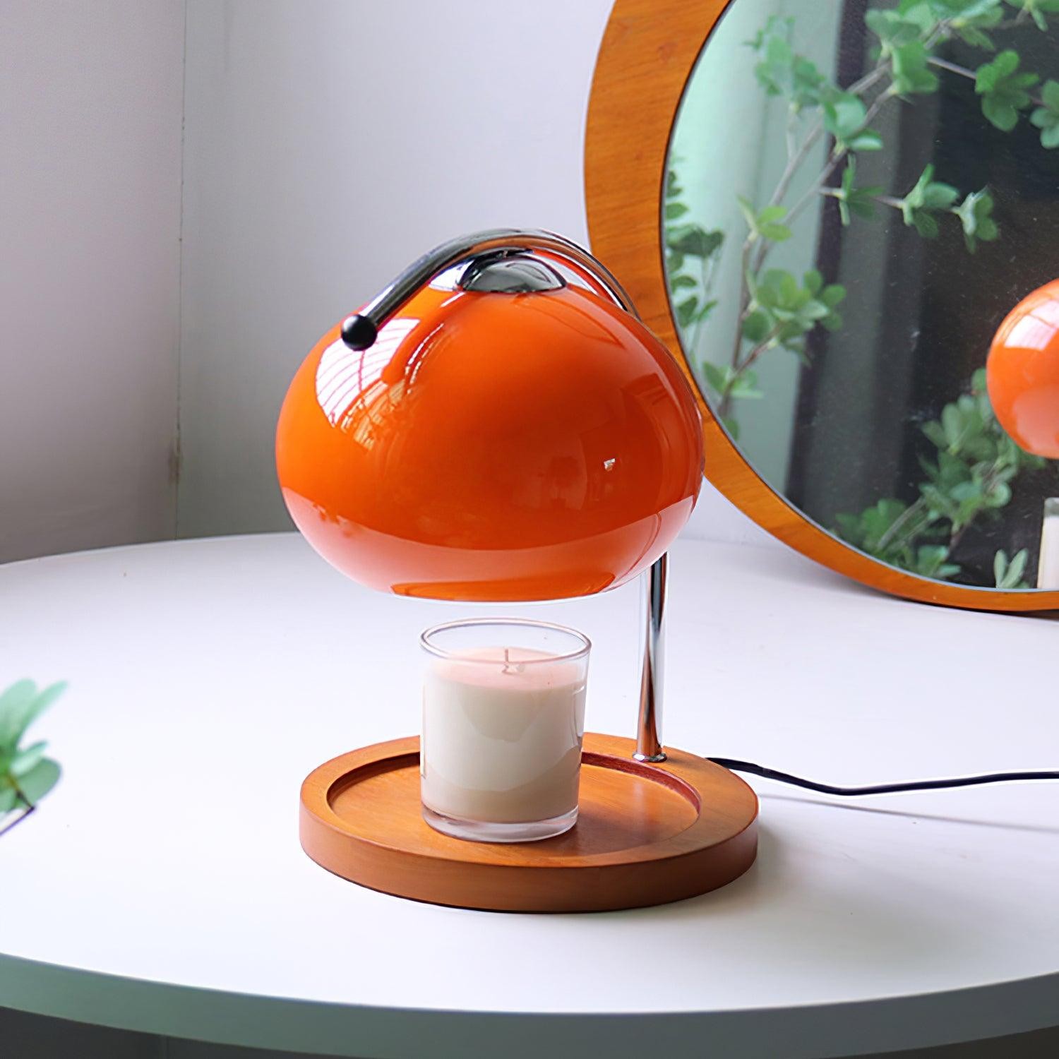 Modern Bauhaus Glass Candle Warmer Table Lamp K497