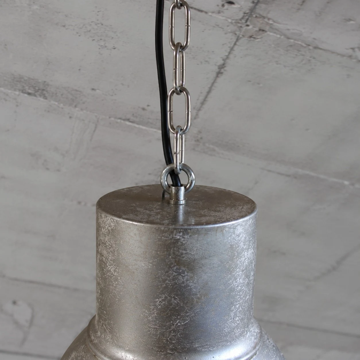 Vintage rust finish industrial pendant light