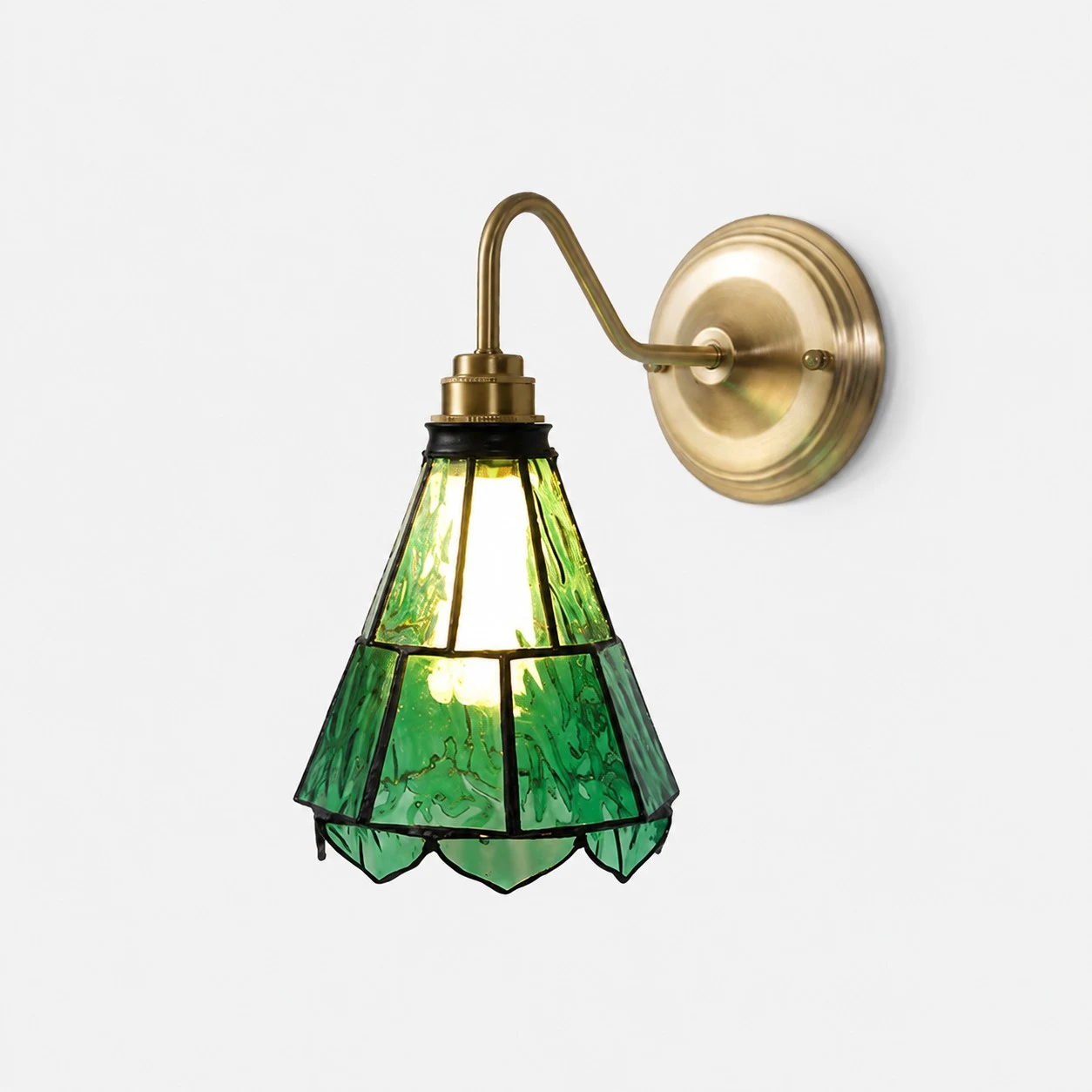 French country ripple glass light fixture