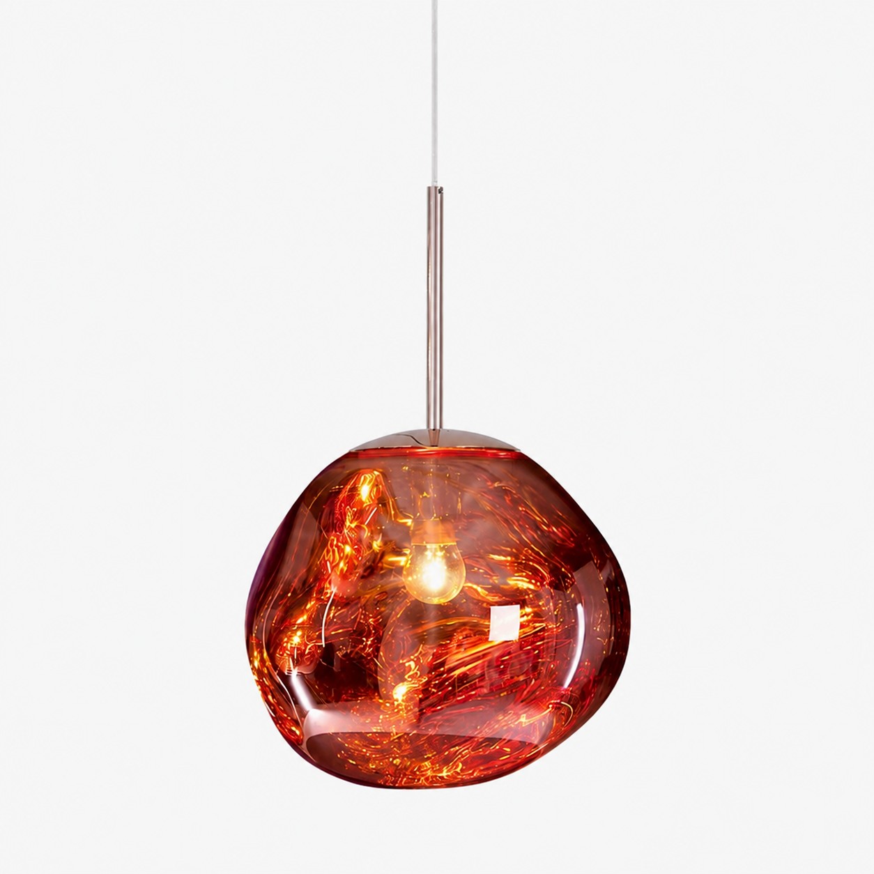 Red Modern Lava Pendant Light stocked in the EU warehouse