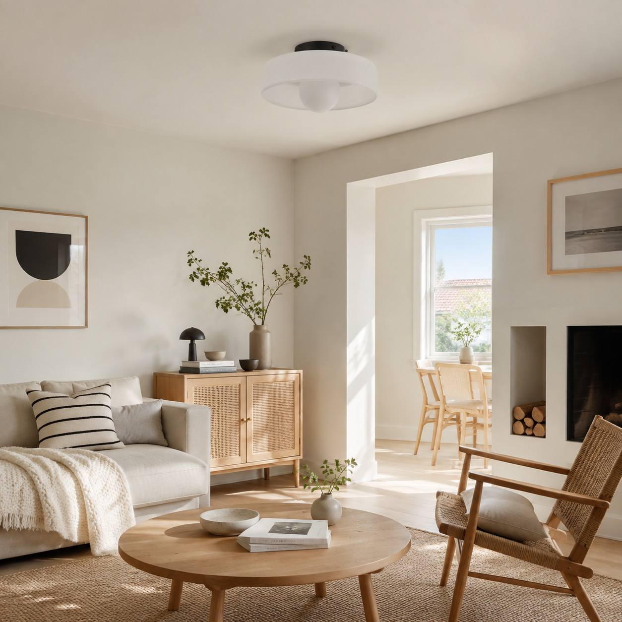 Morandi Disc Orb Wall Ceiling Lamp | Best Featured Lights | KiKi