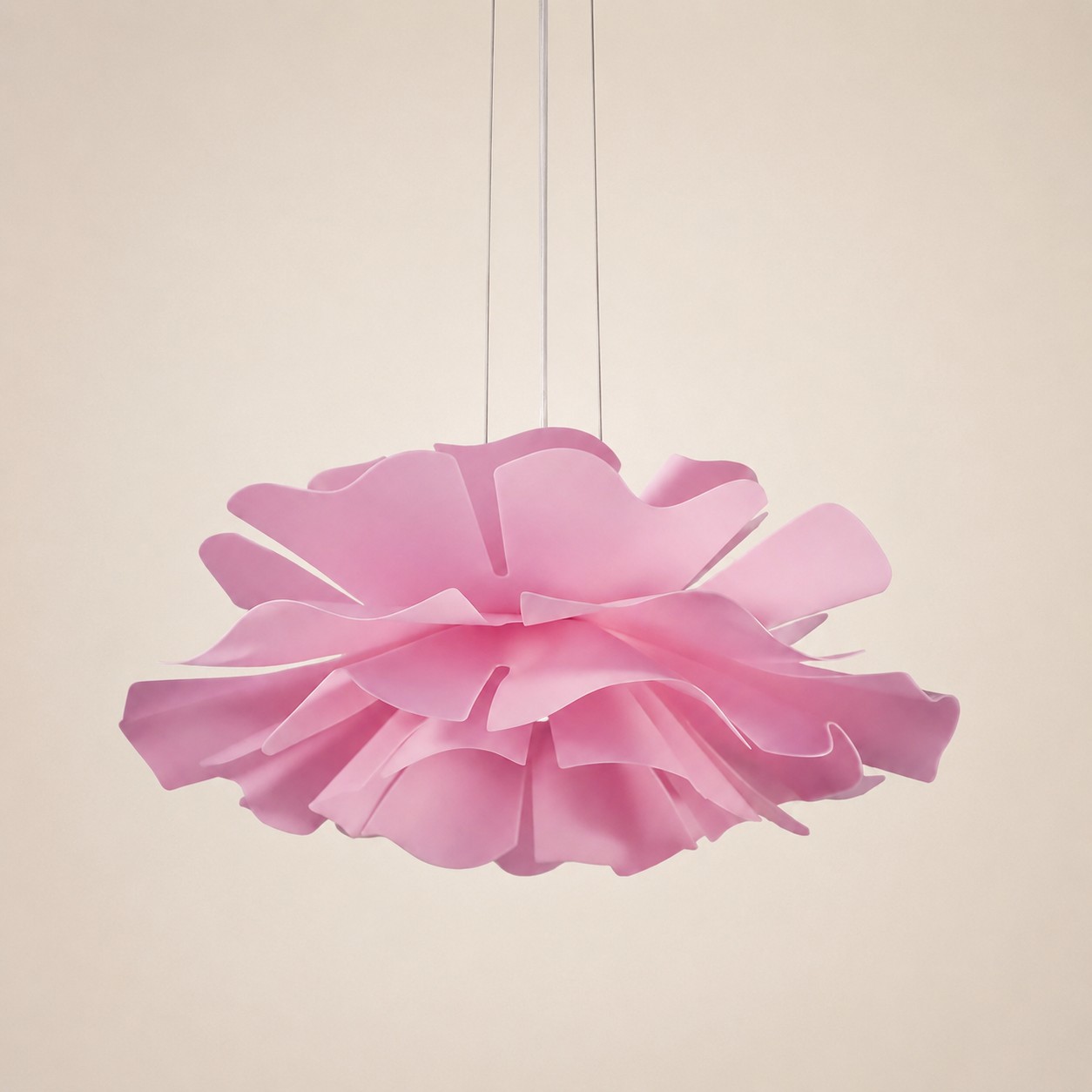 Lámpara colgante Flor rosa