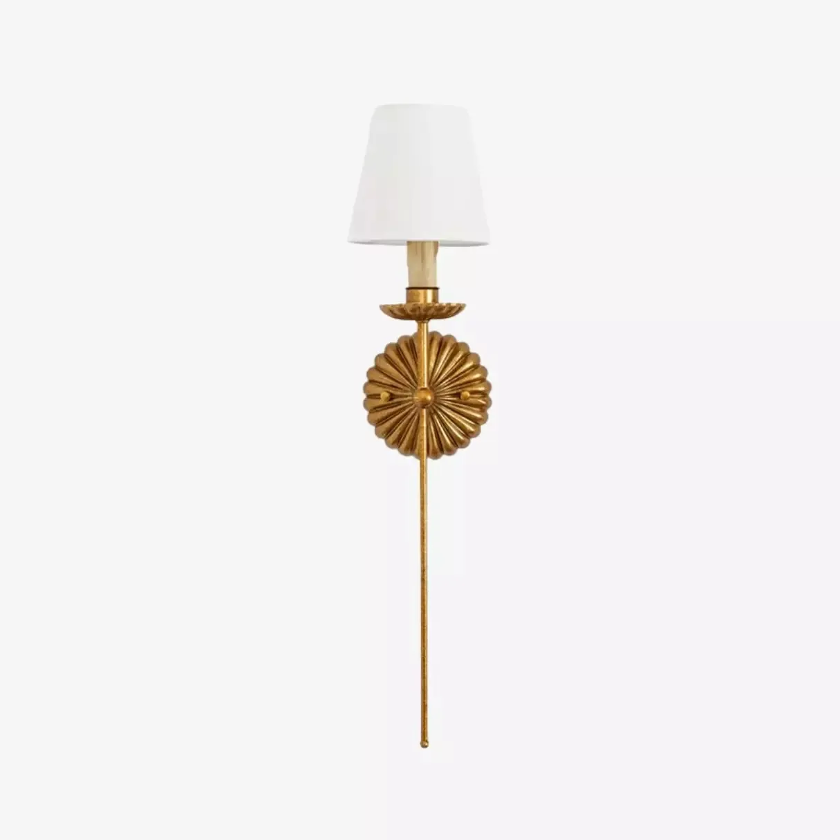 Catina Metal Wall Sconce with Fabric Shade &ndash; Stylish Accent Lighting for Home K1181
