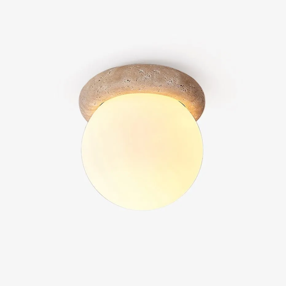 Marble Travertine Asteroid Ceiling Lamp K242