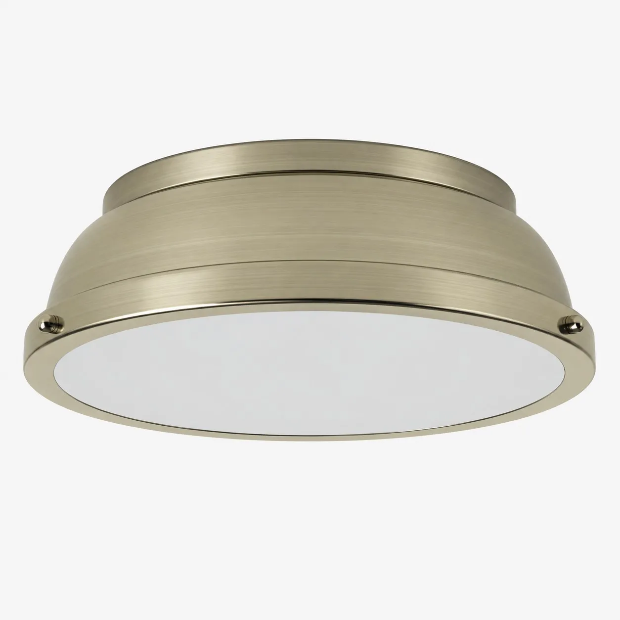 Frosted Diffuser: Textured Dome Ceiling Light &mdash; A clear perspective