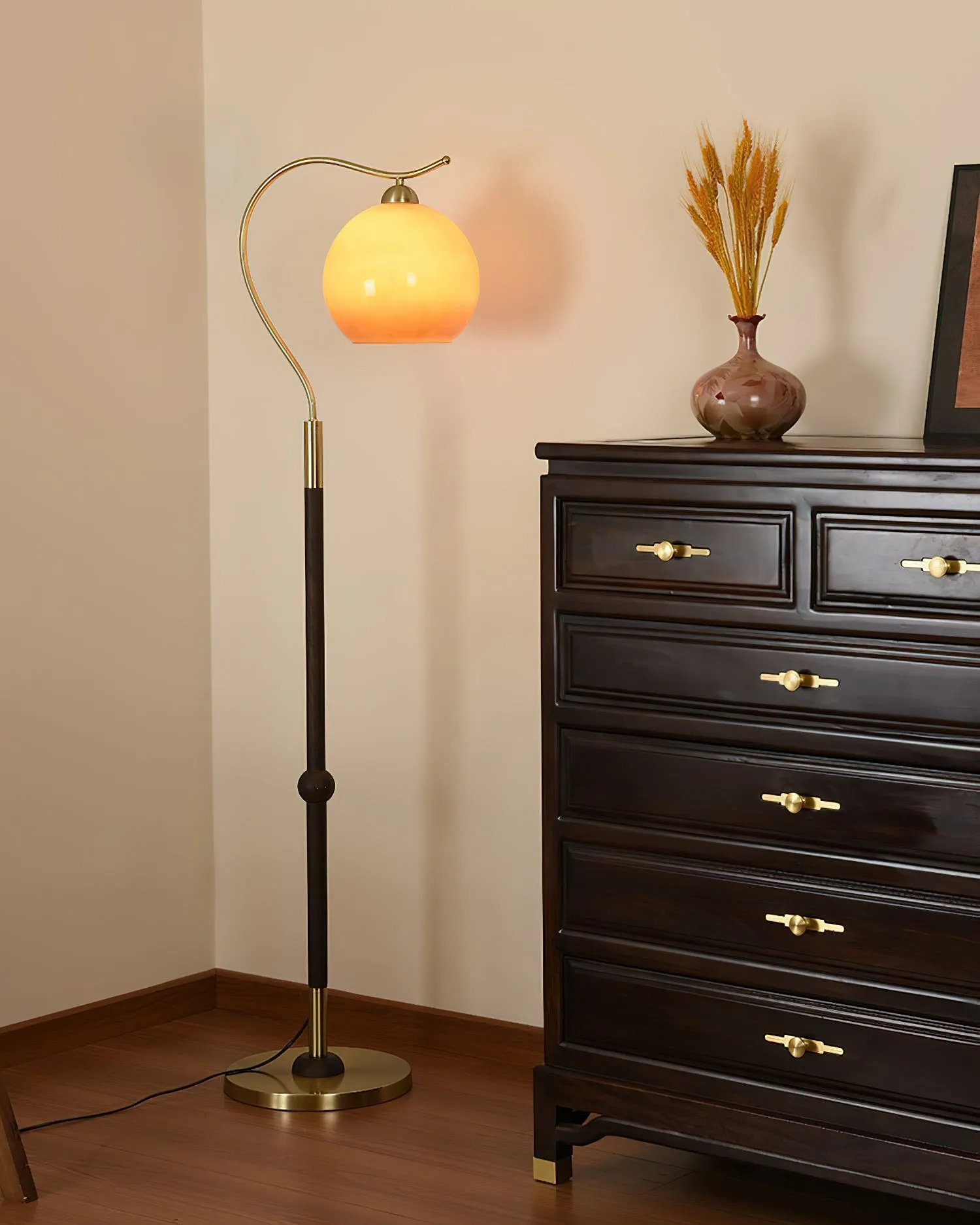 Retro Mushroom Fishing Floor Lamp K362