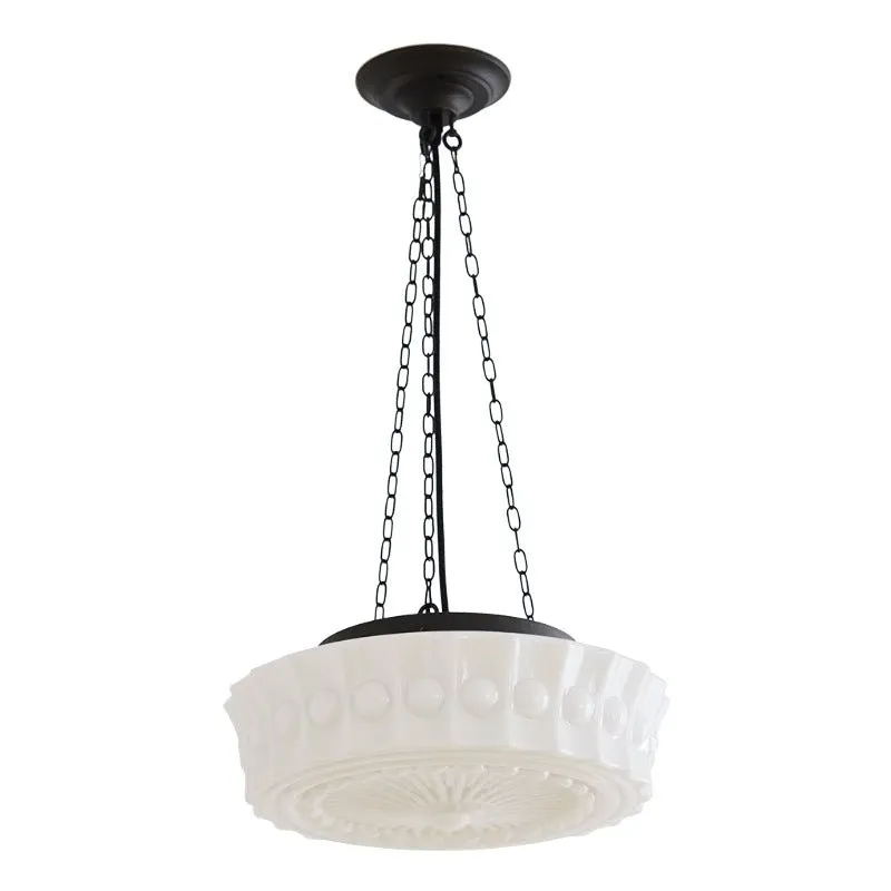 Iron Glass Cylinder Shade Chandelier K827