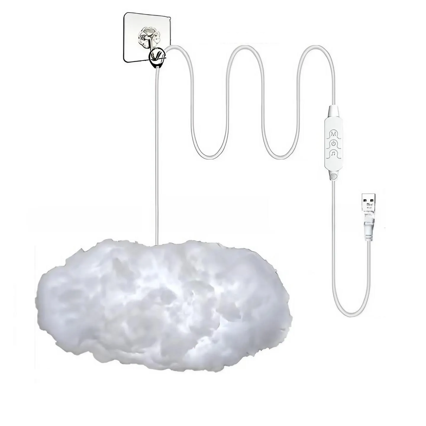 3D DIY Rainbow Cloud Ambient Lighting K201