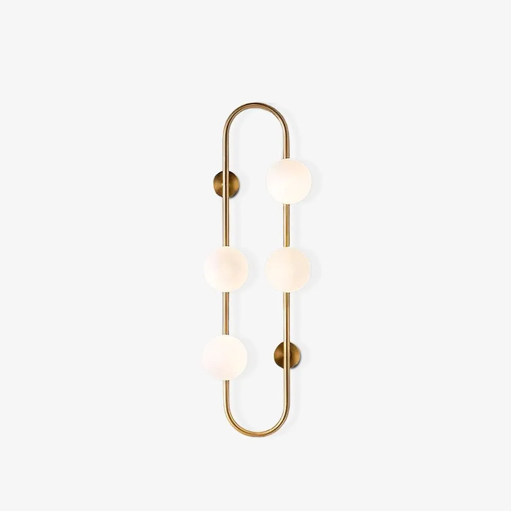 Nordic Modern Geometric Glass Globe Wall Lamp K283
