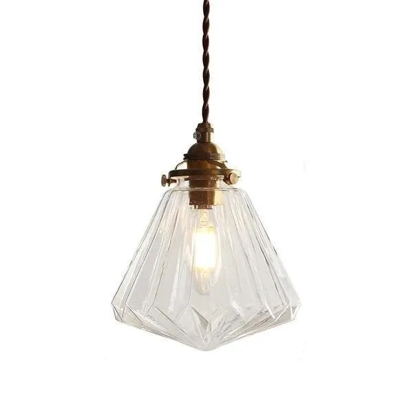 Clear glass pendant lights series
