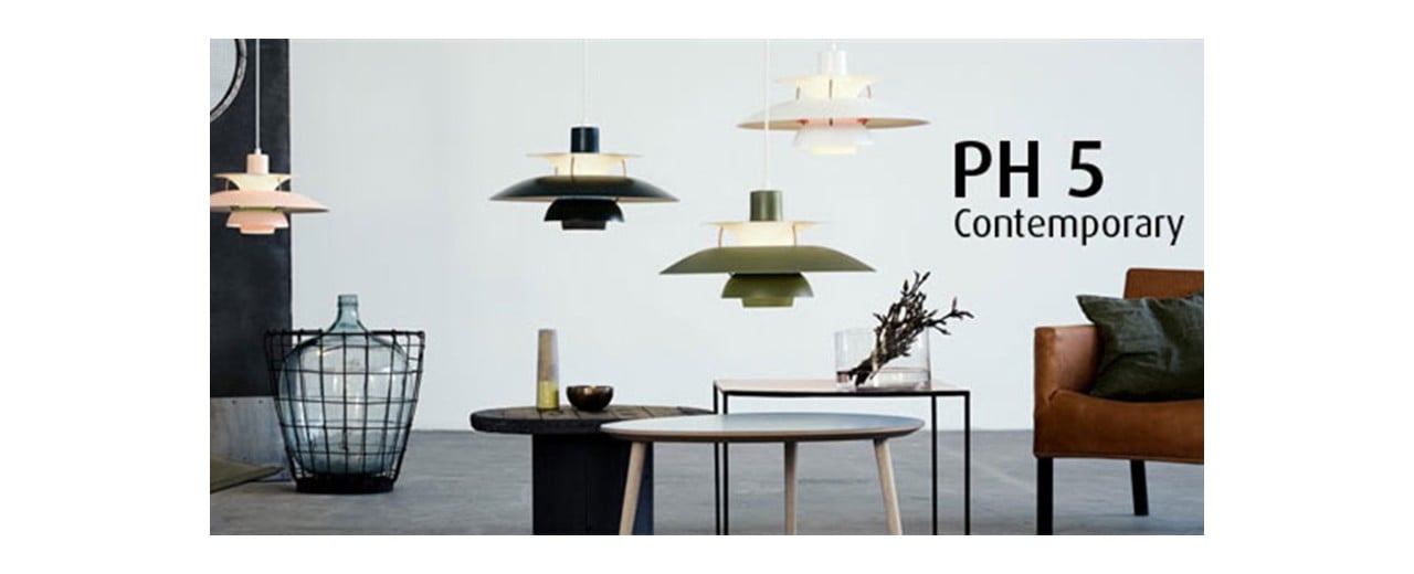 Die berühmte PH Lampe Kollektion von Poul Henningsen