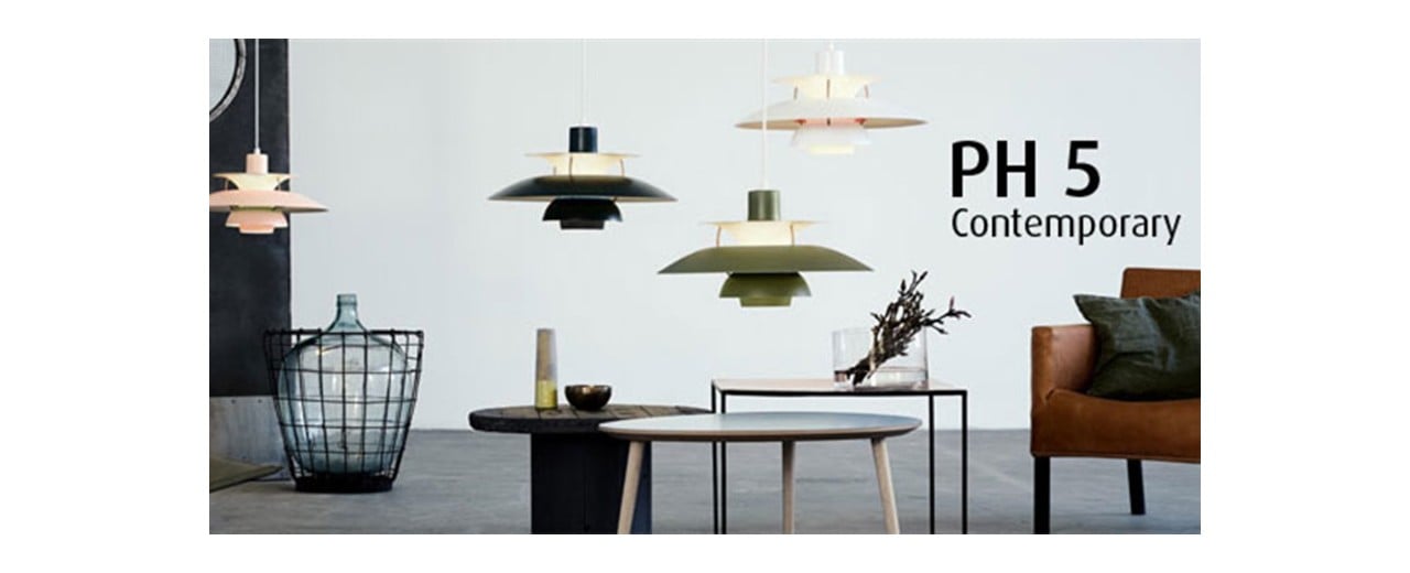 De beroemde ph lamp collectie van Poul Henningsen